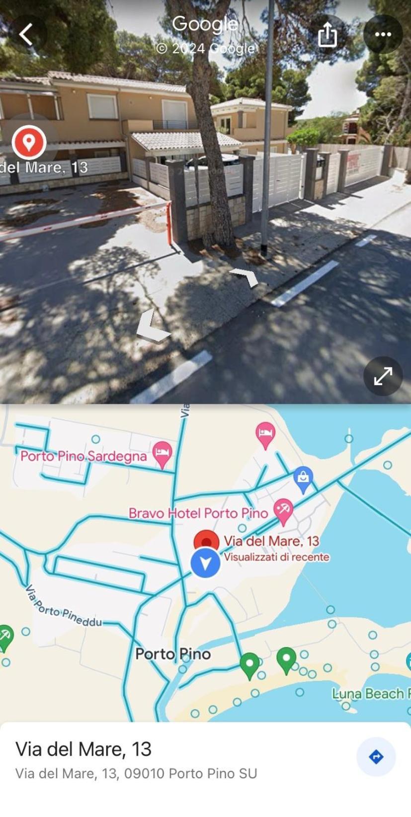 Apartamento Nuova Residenza Dei 7 Pini A Pochi Passi Dal Mare Porto Pino Exterior foto